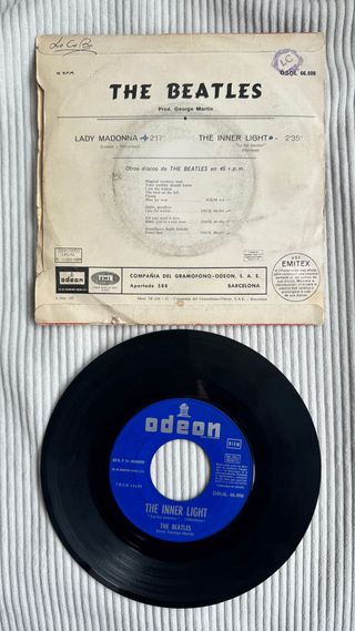 Beatles sg Lady Madonna Ed. España