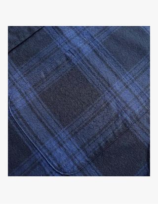 Camisa de franela hombre azul. A estrenar.