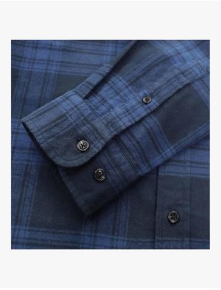 Camisa de franela hombre azul. A estrenar.