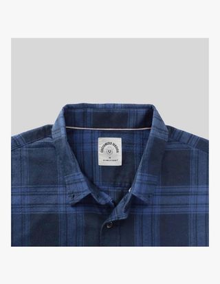 Camisa de franela hombre azul. A estrenar.
