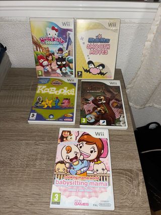 Lote de juegos para la wii