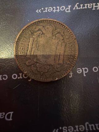 Moneda 1 peseta 1944