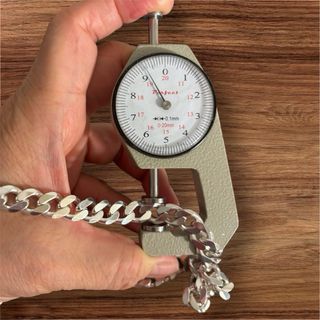 Cadena Barbada Plata de Ley 925 Maciza 9.2mm