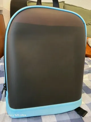 Mochila led azul(no se incluye powerbank)