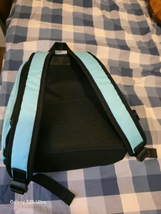 Mochila led azul(no se incluye powerbank)