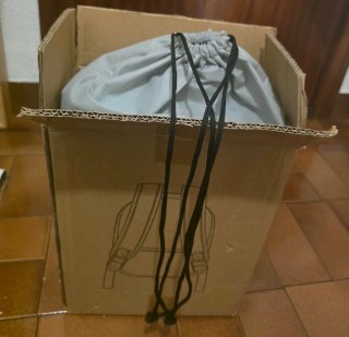 Mochila led azul(no se incluye powerbank)