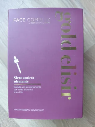 Siero Viso Elisir Gold di Face Complex