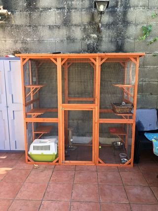 Jaula grande para gatos u otros animales