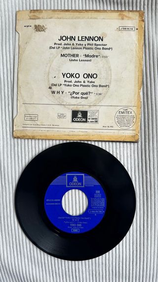 Beatles John lennon sg Mother. Ed. España