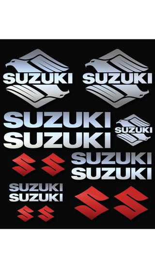 Pegatinas adhesivo para moto y casco SUZUKI