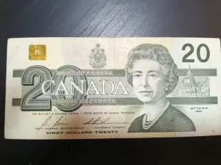 Biglietti da 20 e 10 dollari canadesi