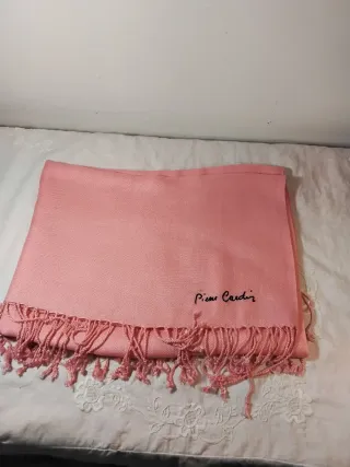 Stola/pashmina Pierre Cardin rosa corallo