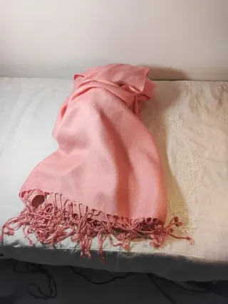 Stola/pashmina Pierre Cardin rosa corallo