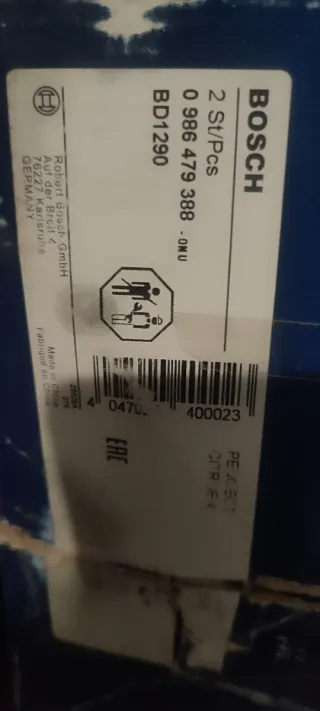 Set de discos de freno traseros marca Bosch