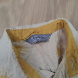 Conjunto camisa + calções bebé Primark 18-24 meses