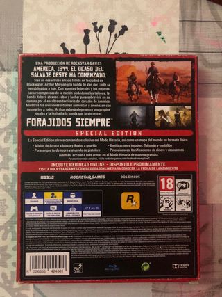 Scatola edizione speciale di Red Dead Redemption 2