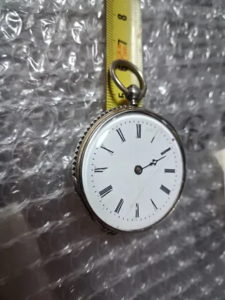 Reloj de bolsillo antiguo en plata Dubois de llave