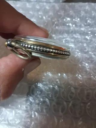 Reloj de bolsillo antiguo en plata Dubois de llave