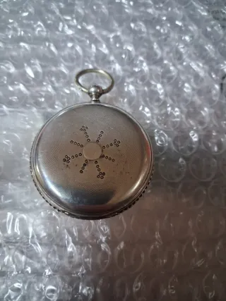 Reloj de bolsillo antiguo en plata Dubois de llave