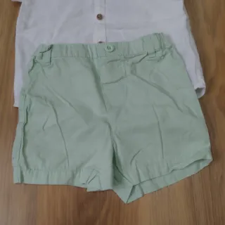 Conjunto camisa + calções Primark 18-24 meses