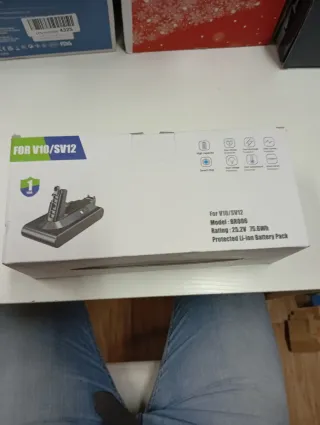 Batteria per aspirapolvere Dyson V10 SV12, 6500mAh