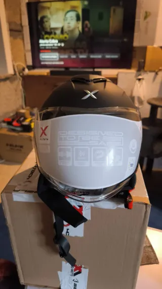 Casco jet moto