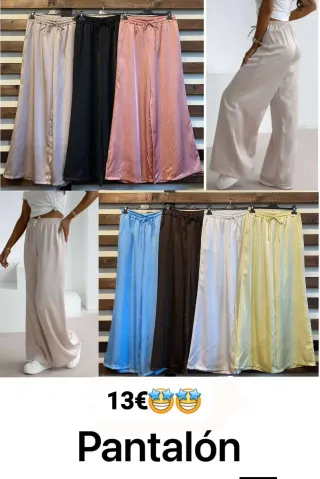Pantalón mujer Nuevo satinado