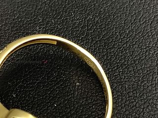 anillo oro 18k con piedra con circonita