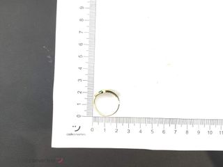 anillo oro 18k con piedra con circonita