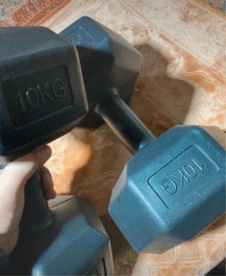 Mancuernas 10kh haltere 10 dumbell 10