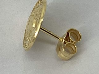 pendientes oro 18k con circonita