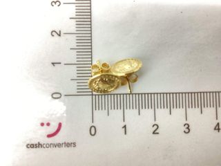 pendientes oro 18k con circonita