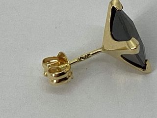 pendientes oro 18k con piedra con circonita