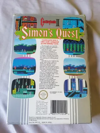 Castlevania II Simon's, Quest Nintendo Nes