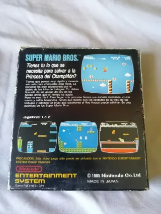 Super Mario Bros Nintendo Nes (Caja Pequeña)