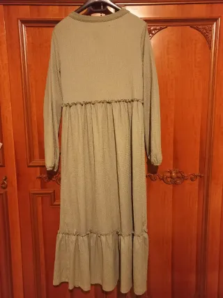 Abito lungo donna con volant