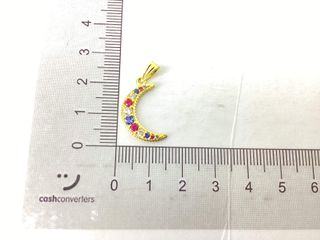 colgante oro 18k con piedra