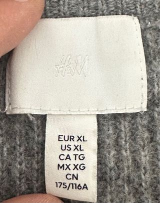 Jersey en punto de canalé