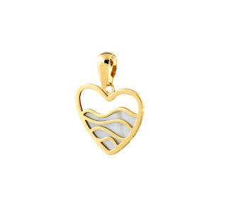 colgante oro 18k con nacar