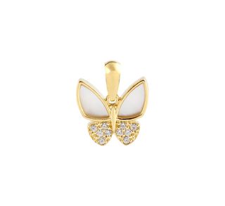 colgante oro 18k con circonita