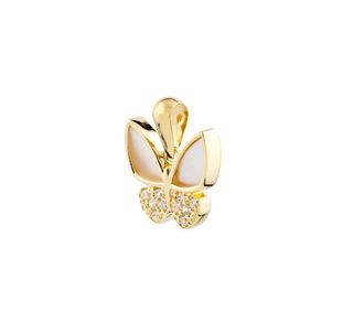 colgante oro 18k con circonita