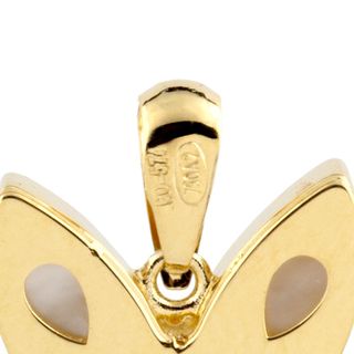 colgante oro 18k con circonita