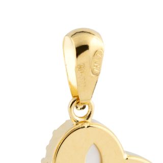 colgante oro 18k con circonita