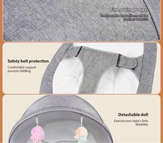 Mecedora electrica azul turquesa espacio