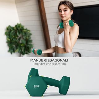 Juego de Mancuernas de Gimnasio con Soporte Plegable, Mancuernas Hexagonales de Metal con Agarre, Entrenamiento Fitness en Casa, Multicolor