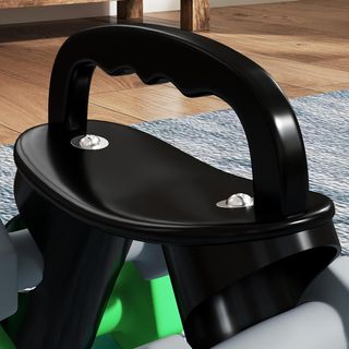 Juego de Mancuernas de Gimnasio con Soporte Plegable, Mancuernas Hexagonales de Metal con Agarre, Entrenamiento Fitness en Casa, Multicolor