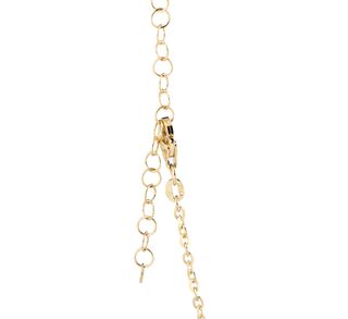 collar oro 18k con piedra con circonita 40cm