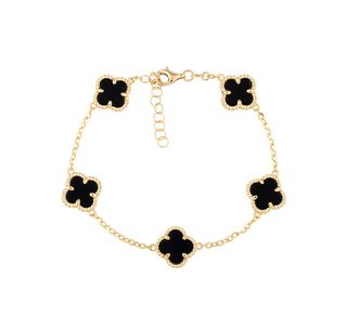 pulsera oro 18k con onix