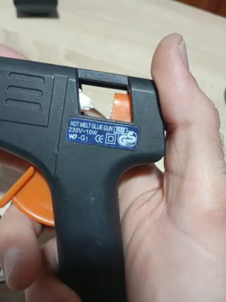 Pistola silicona caliente