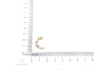 colgante oro 18k con piedra